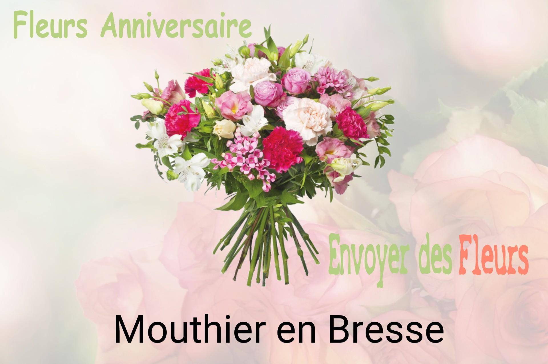 Bouquet de fleurs d’anniversaire livré à Mouthier-en-Bresse