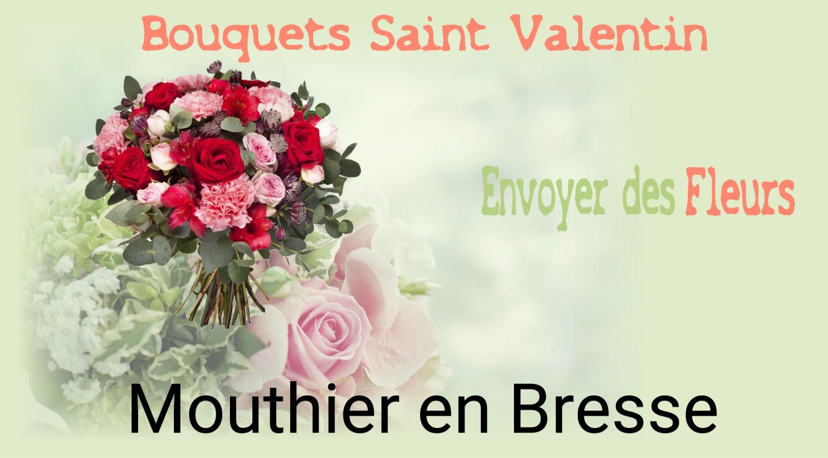 Roses de Saint-Valentin livrées à Mouthier-en-Bresse